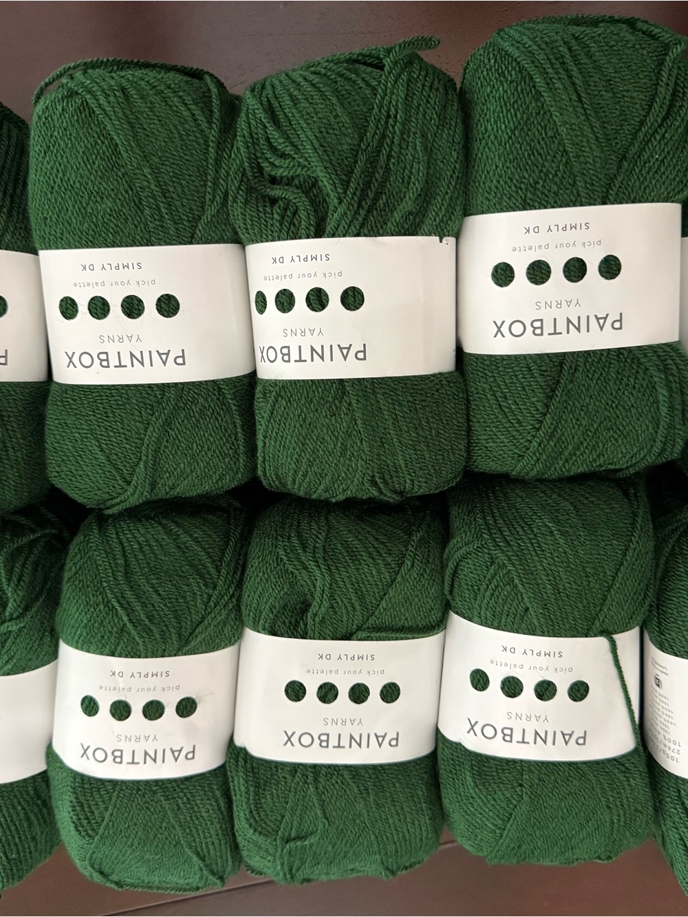 Paintbox Yarns Simply DK Green Yarn 10 Skeins